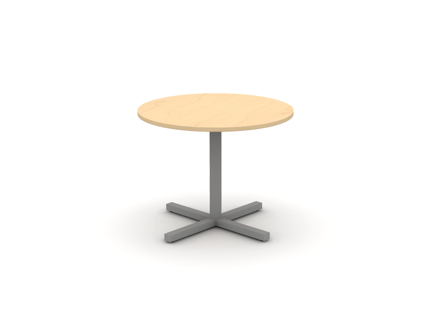 Juniper Office Reed Round X-Base Table 4-Person