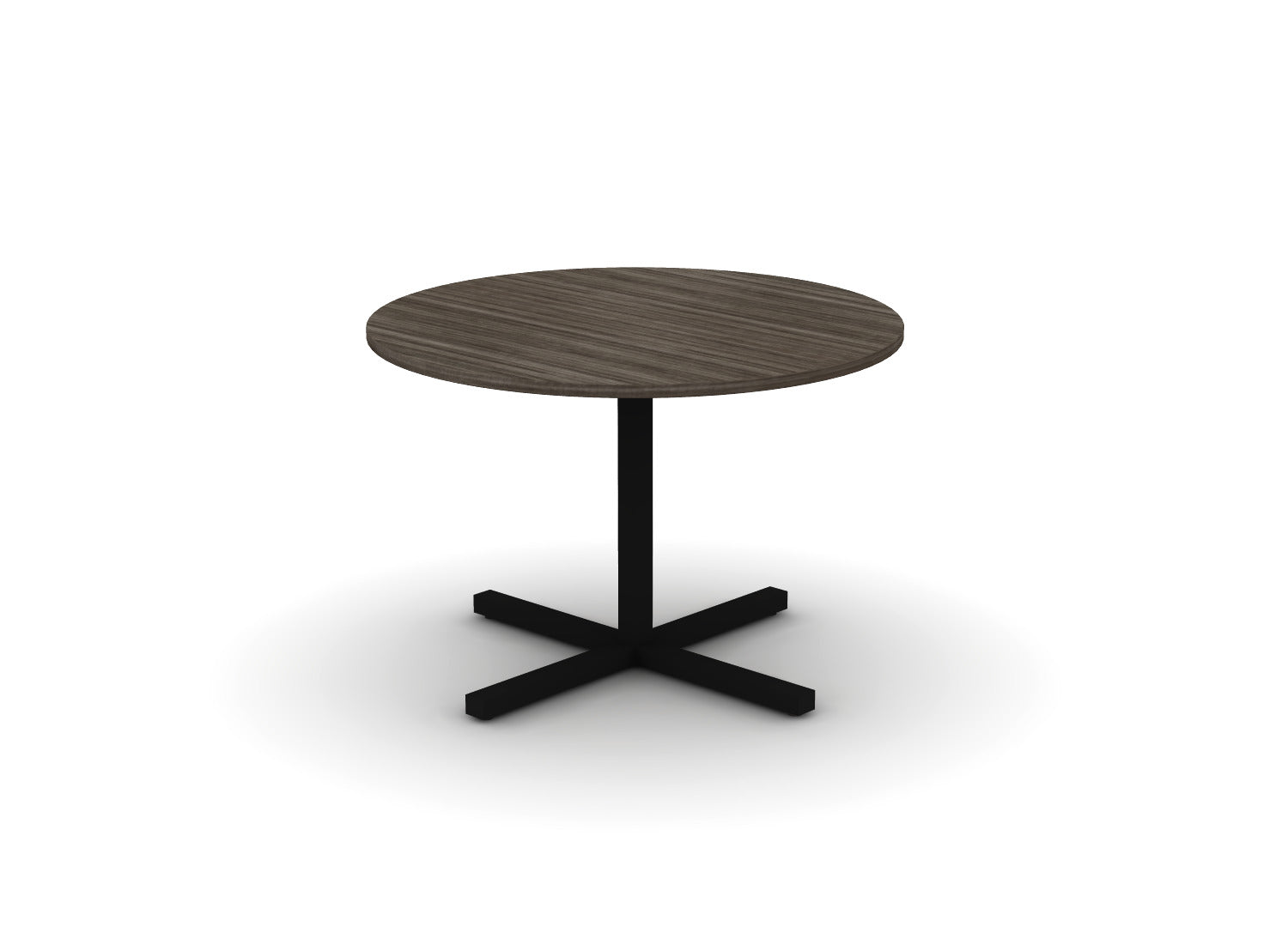 Juniper Office Reed Round X-Base Table 4-Person