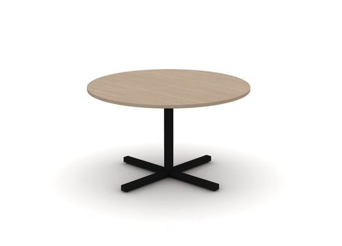 Juniper Office Reed Round X-Base Table 4-Person